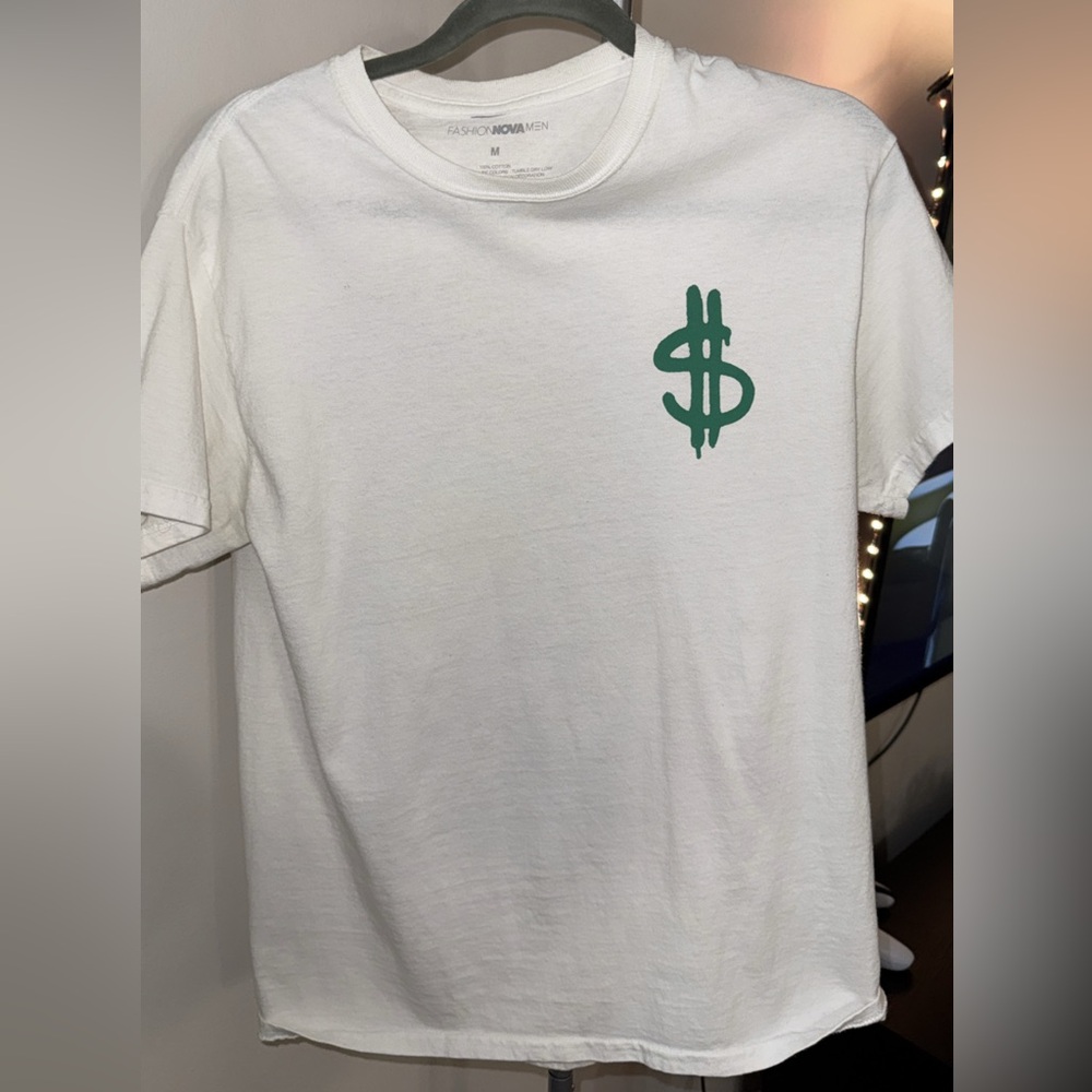 Fashion nova dirty money short sleeve tee